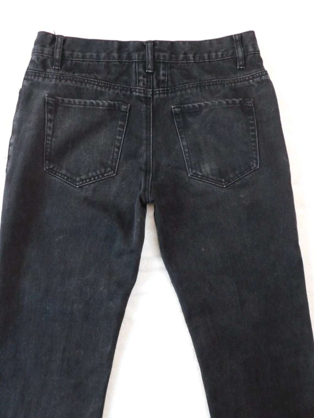 Saint Laurent D02 M/SK-LW Skinny Jeans | Black Washed | Zipper Pull Missing | 32 - Picture 4 of 10